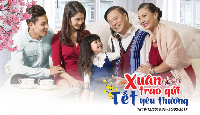 "Xuân trao gửi, Tết yêu thương" cùng dịch vụ Western Union của Nam A Bank