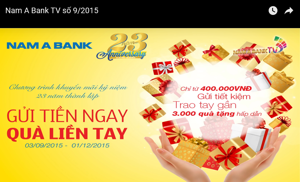 Nam A Bank TV Số 09/2015