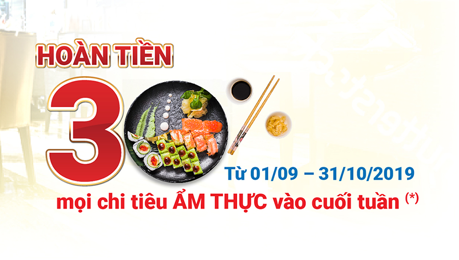 Cuối tuần vui vẻ với thẻ tín dụng Nam A Bank