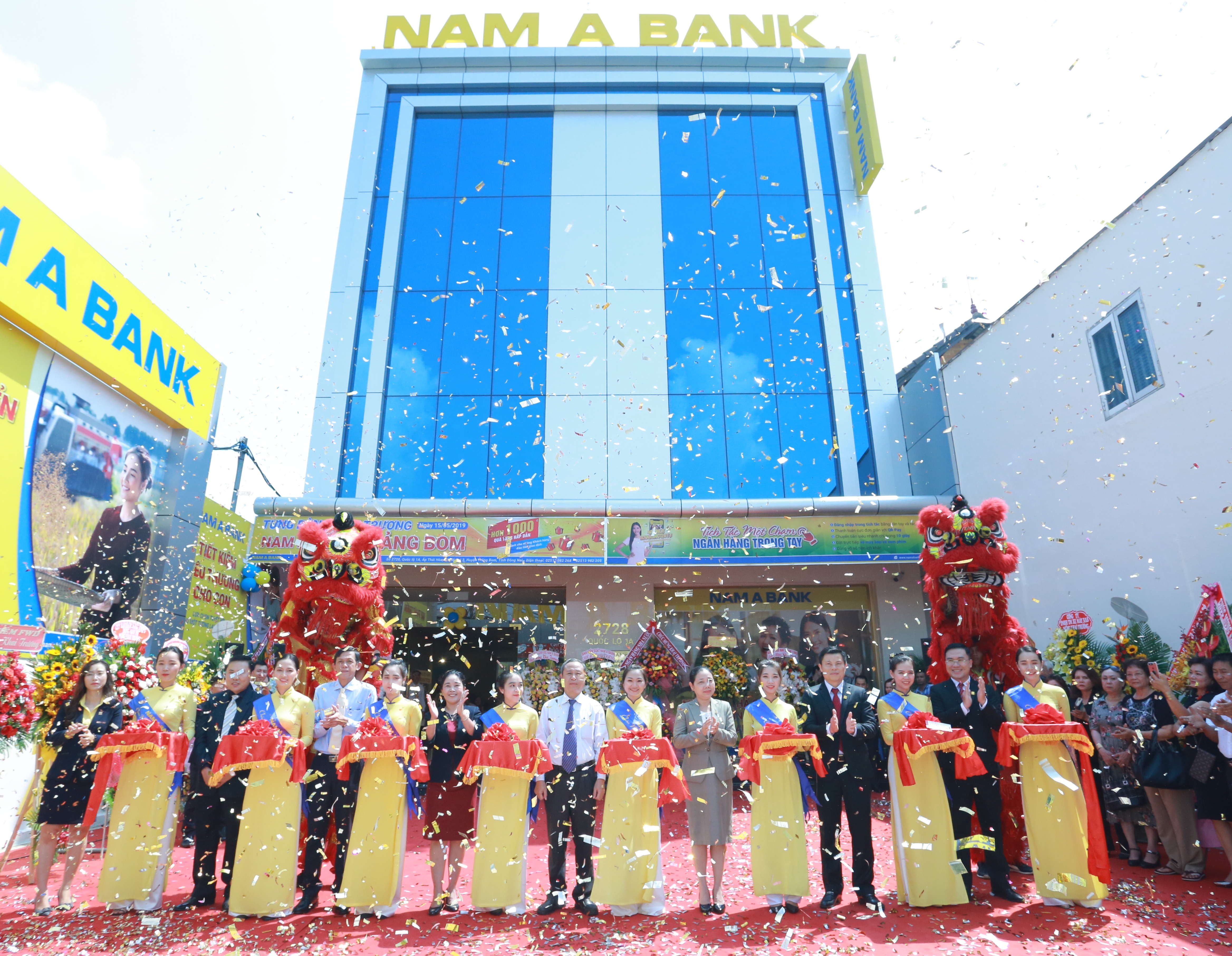 NAM A BANK KHAI TRƯƠNG 2 ĐIỂM GIAO DỊCH MỚI TẠI TỈNH ĐỒNG NAI