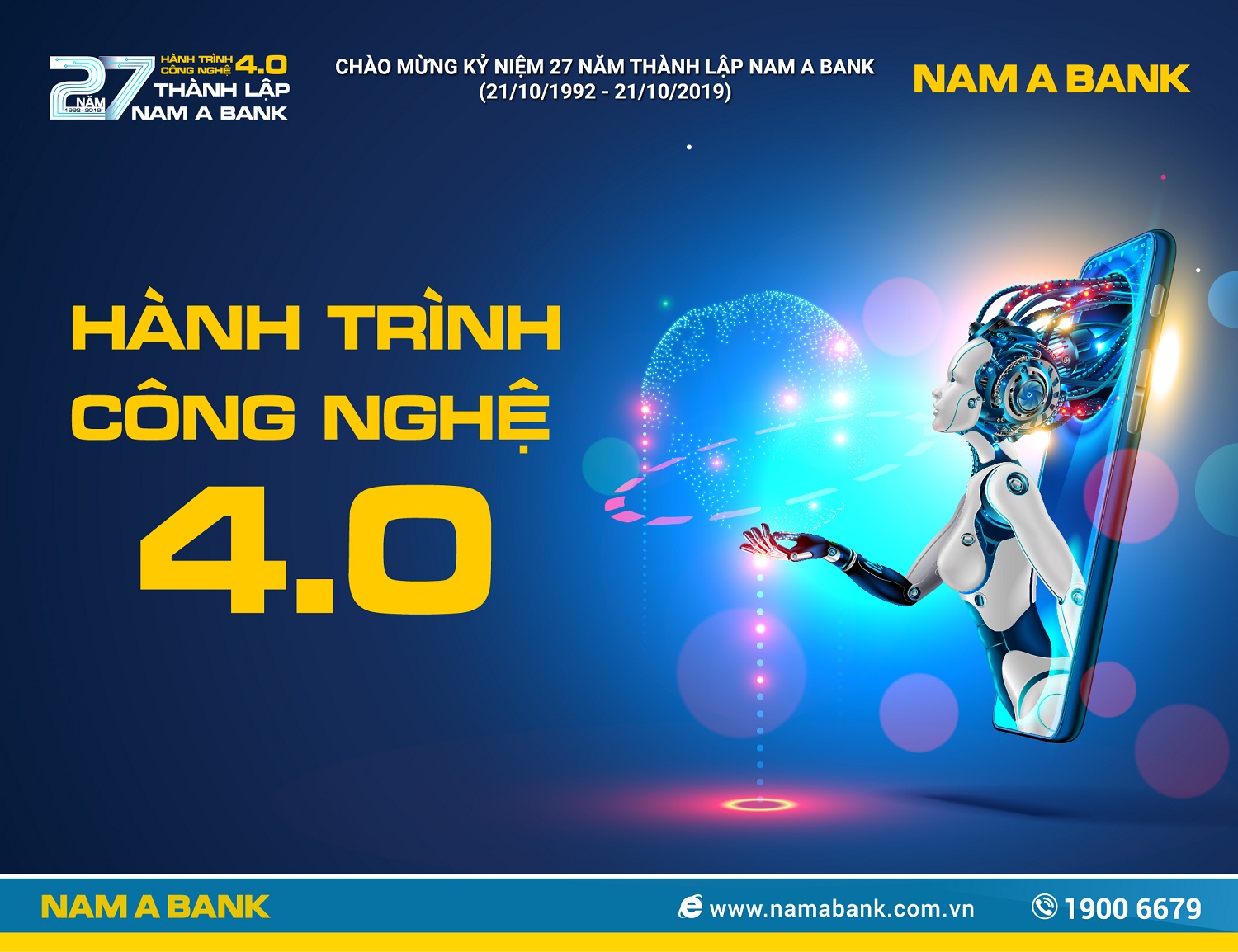 NAM A BANK 27 NĂM VÀ HÀNH TRÌNH CÔNG NGHỆ 4.0