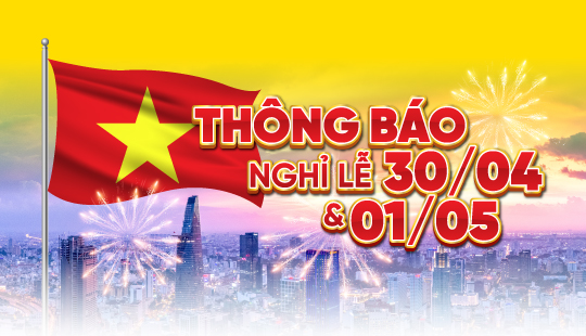 NAM A BANK THÔNG BÁO NGHỈ LỄ 30/04 & 01/05