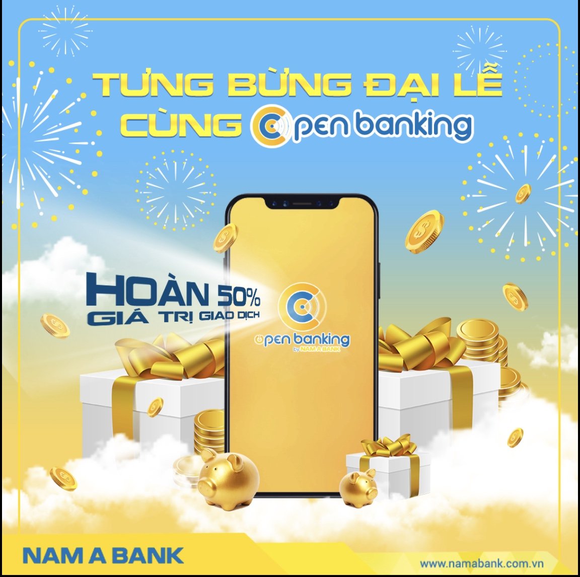 Chương trình khuyến mãi Happy Day – Tưng bừng Đại lễ Hoàn tiền 50%