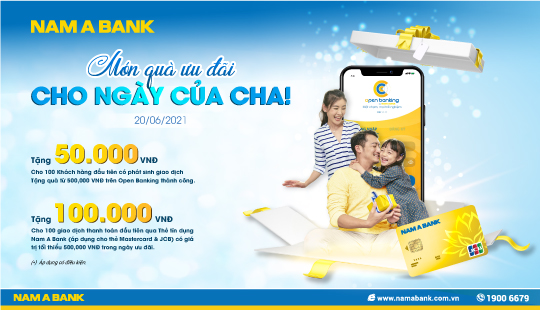 Chương trình khuyến mại - Mừng Ngày của Cha