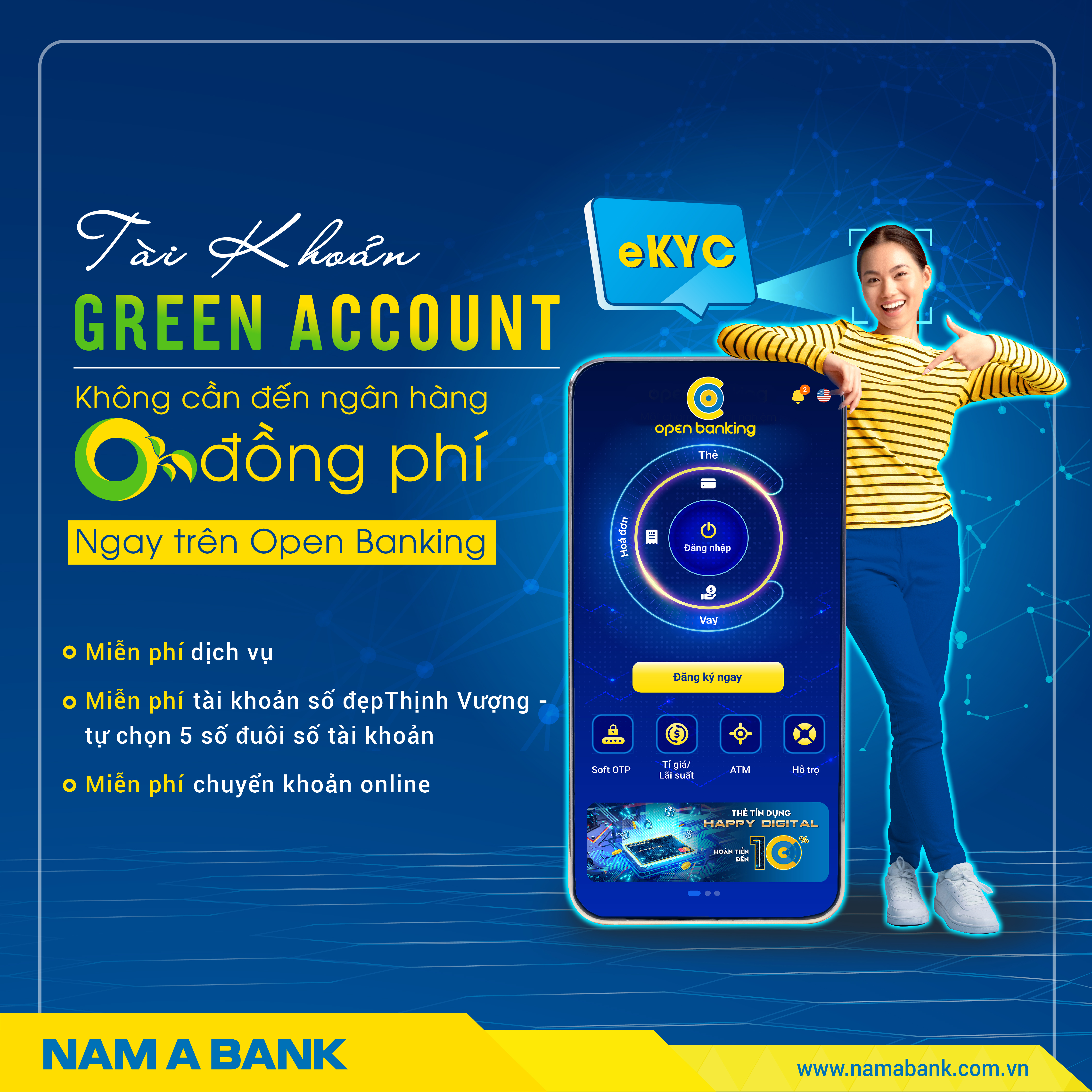 TÀI KHOẢN GREEN ACCOUNT - KHÔNG CẦN ĐẾN NGÂN HÀNG - KHÔNG ĐỒNG PHÍ