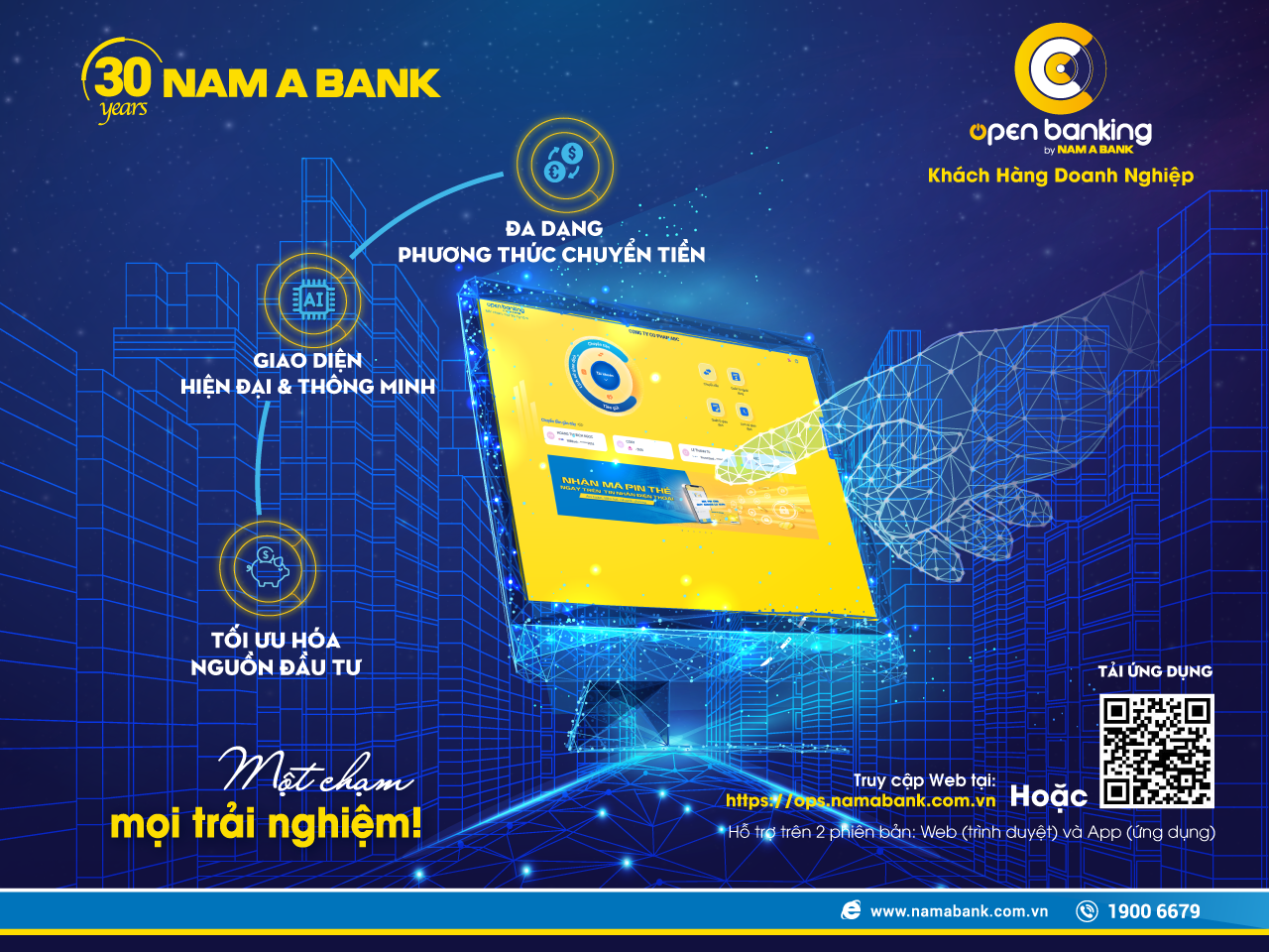 OPEN BANKING 2.0 – MỘT CHẠM MỌI TRẢI NGHIỆM DÀNH CHO KHÁCH HÀNG DOANH NGHIỆP