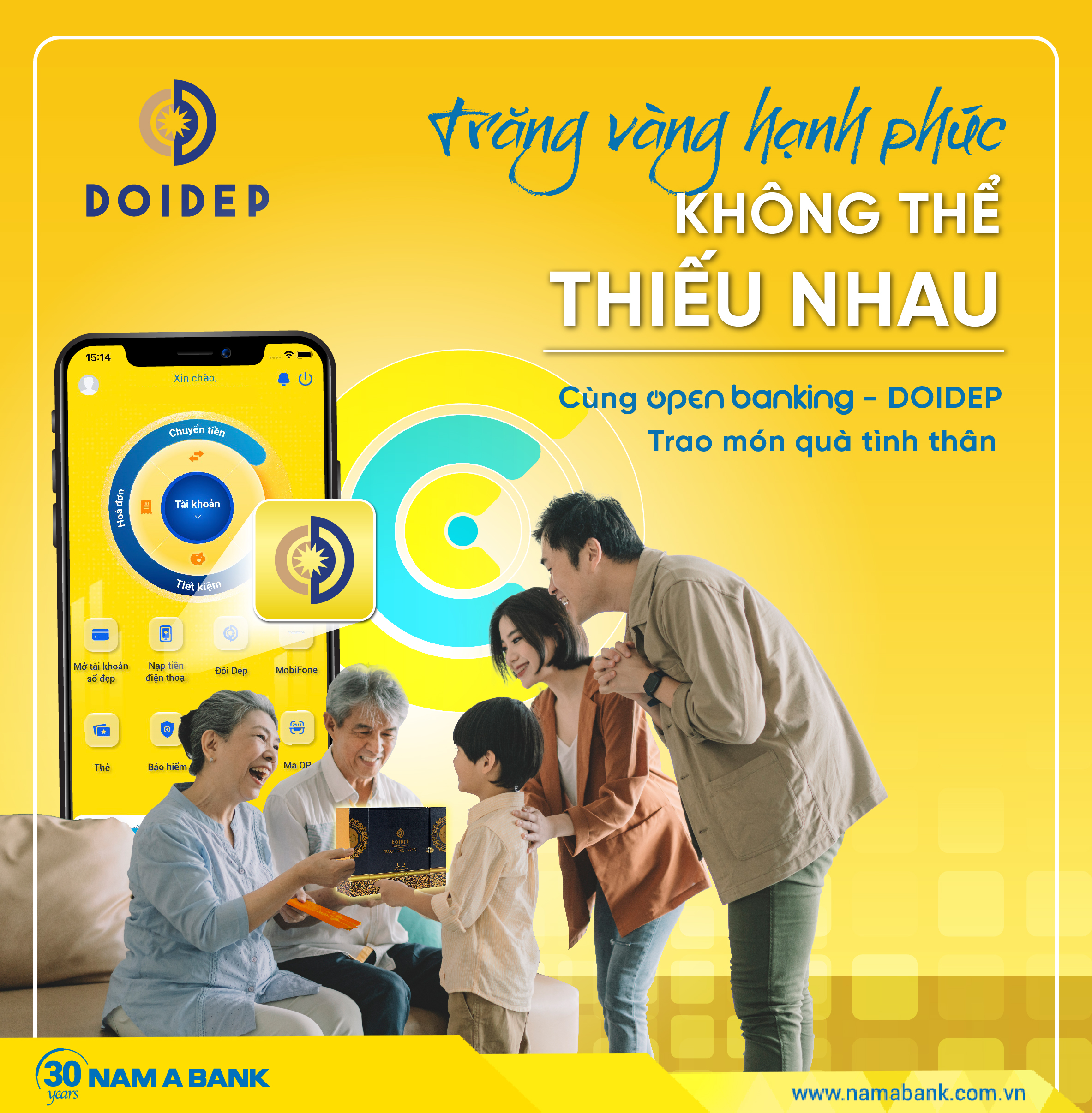 Cùng Open Banking & Đôi Dép trao món quà tình thân nhân dịp Trung Thu