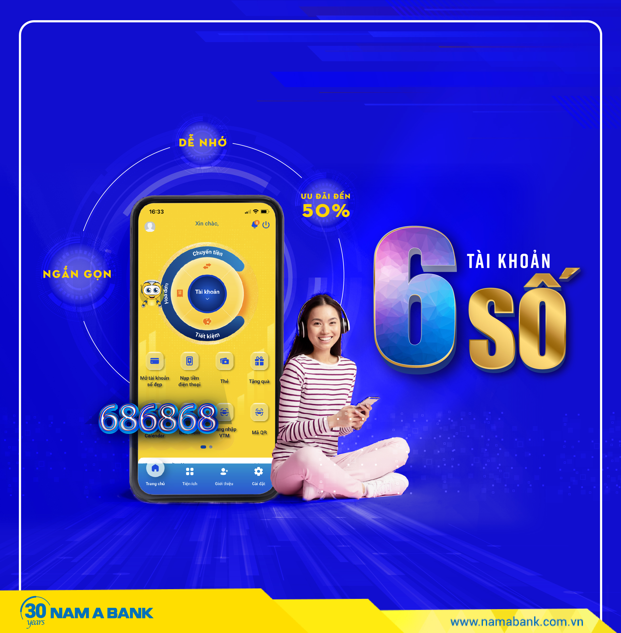 TÀI KHOẢN 06 SỐ SIÊU ĐẸP