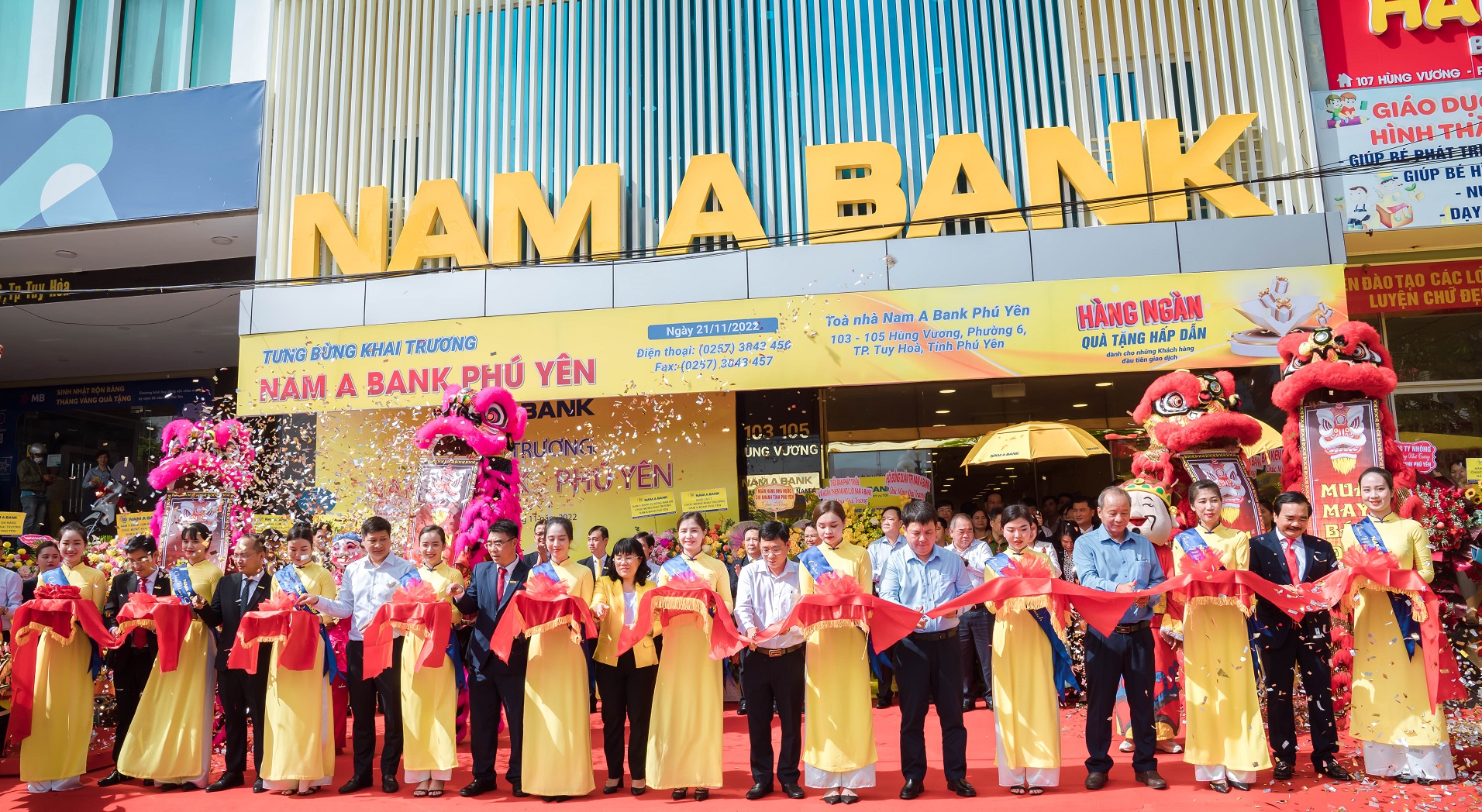 NAM A BANK KHAI TRƯƠNG CHI NHÁNH PHÚ YÊN, MỞ RỘNG KINH DOANH KHU VỰC MIỀN TRUNG