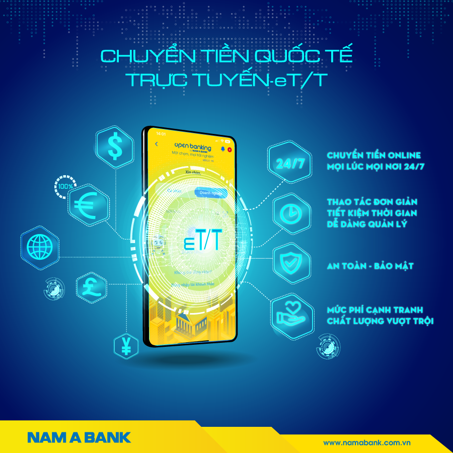 CHUYỂN TIỀN QUỐC TẾ TRỰC TUYẾN - eT/T