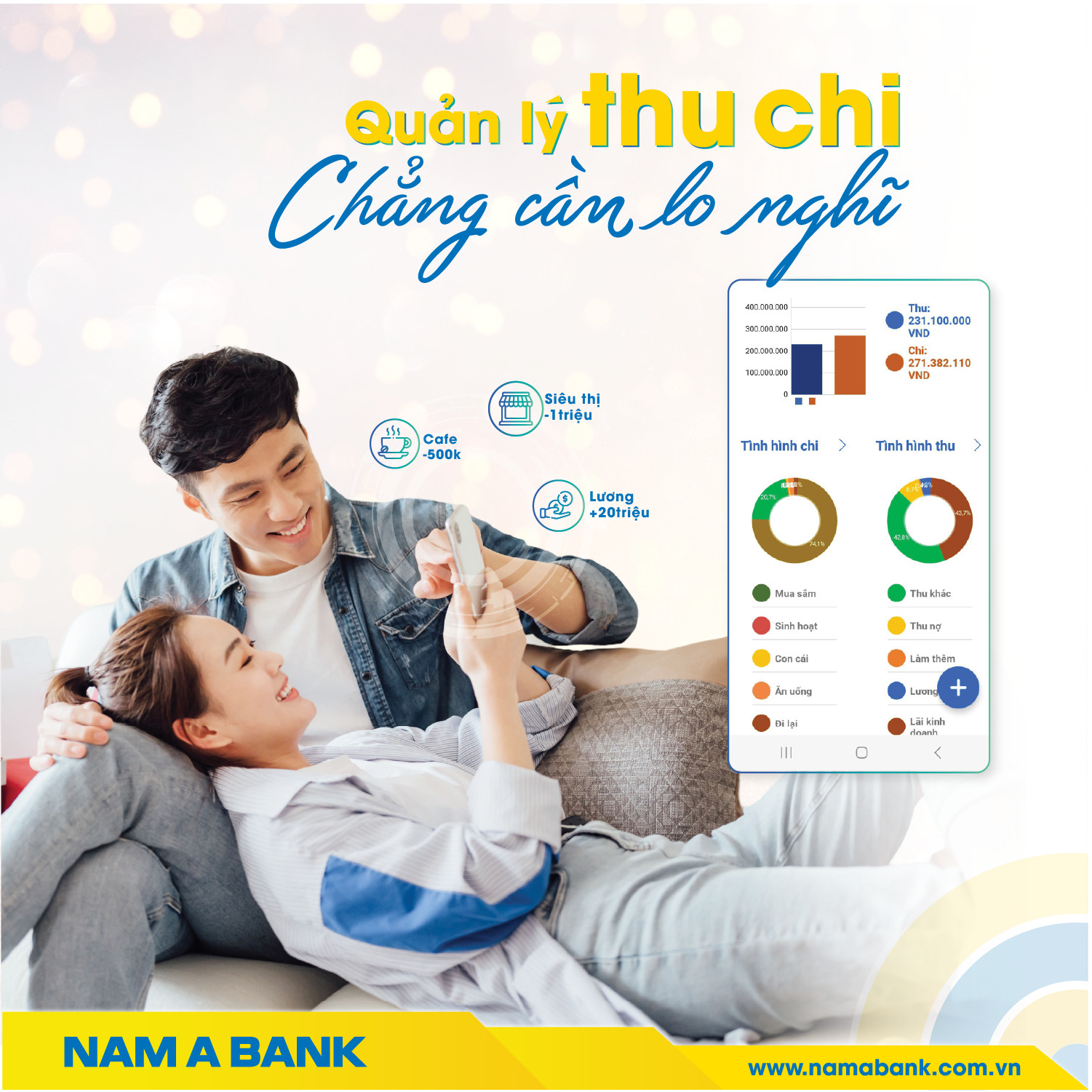 Triển khai tính năng quản lý thu chi trên Open Banking