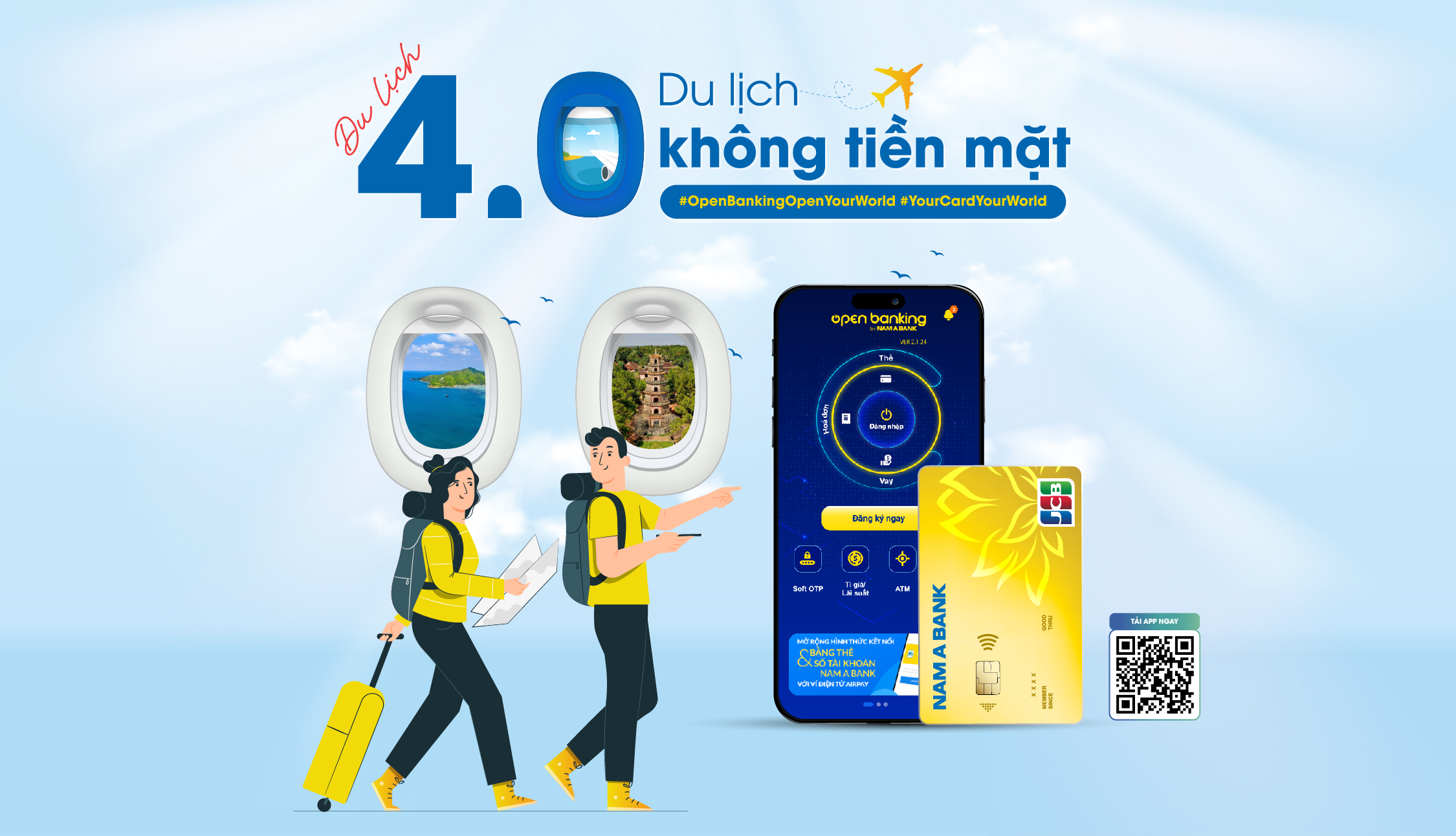 DU LỊCH 4.0 - DU LỊCH KHÔNG TIỀN MẶT CÙNG NAM A BANK