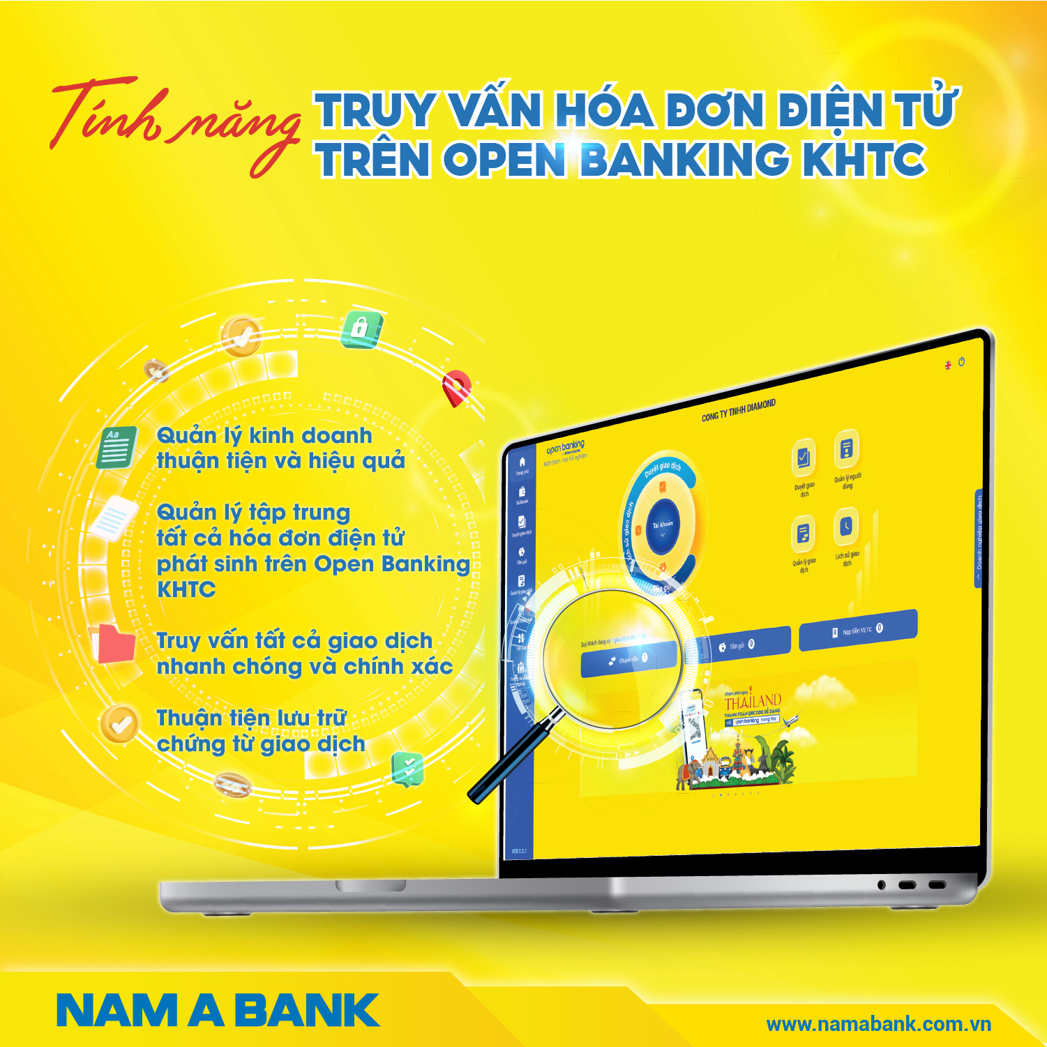 TRUY VẤN HÓA ĐƠN ĐIỆN TỬ TRÊN OPEN BANKING KHÁCH HÀNG TỔ CHỨC