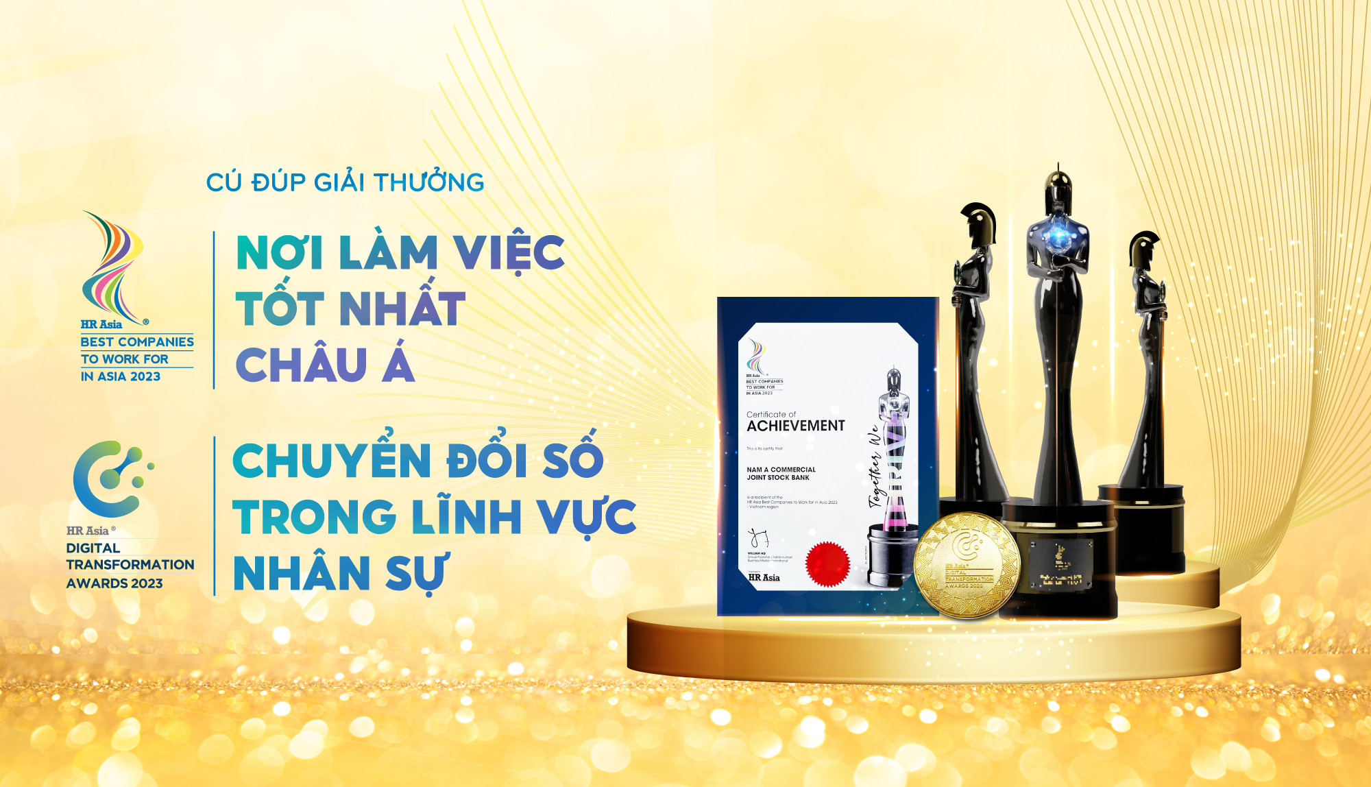 NAM A BANK TIẾP TỤC LÀ NƠI LÀM VIỆC TỐT NHẤT CHÂU Á