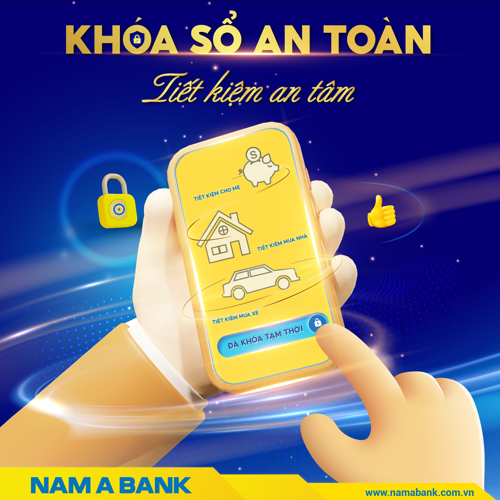 TÍNH NĂNG KHÓA TẠM THỜI SỐ TIẾT KIỆM ONLINE TẠI OPEN BANKING