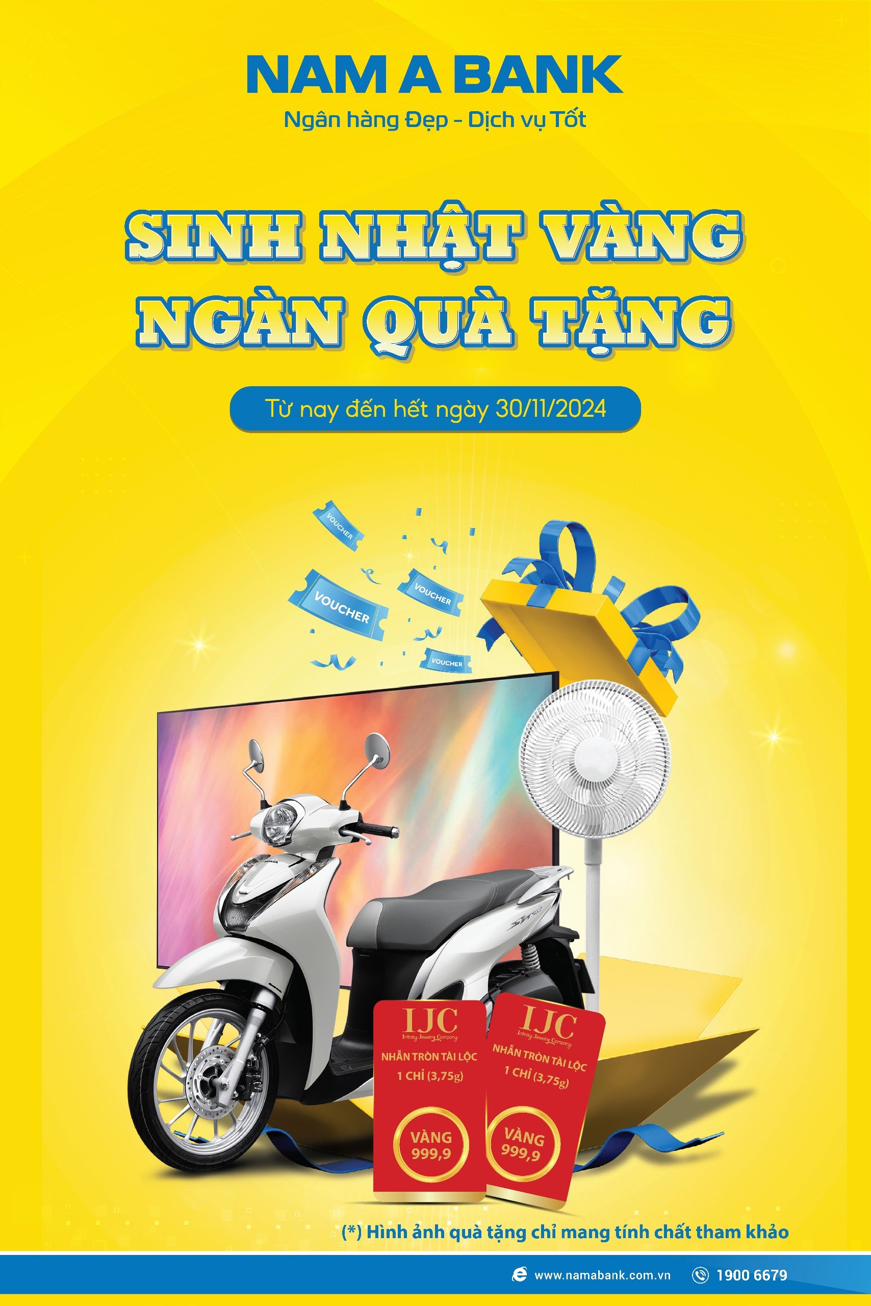 SINH NHẬT VÀNG – NGÀN QUÀ TẶNG