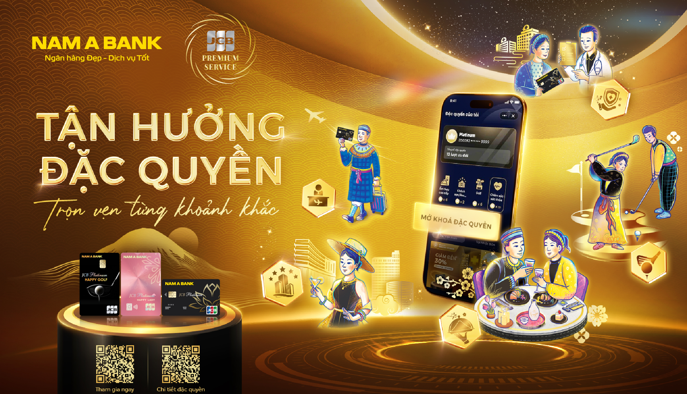 ĐĂNG KÝ JCB PREMIUM SERVICE 2026, MỞ LỐI ĐẶC QUYỀN THƯỢNG ĐỈNH