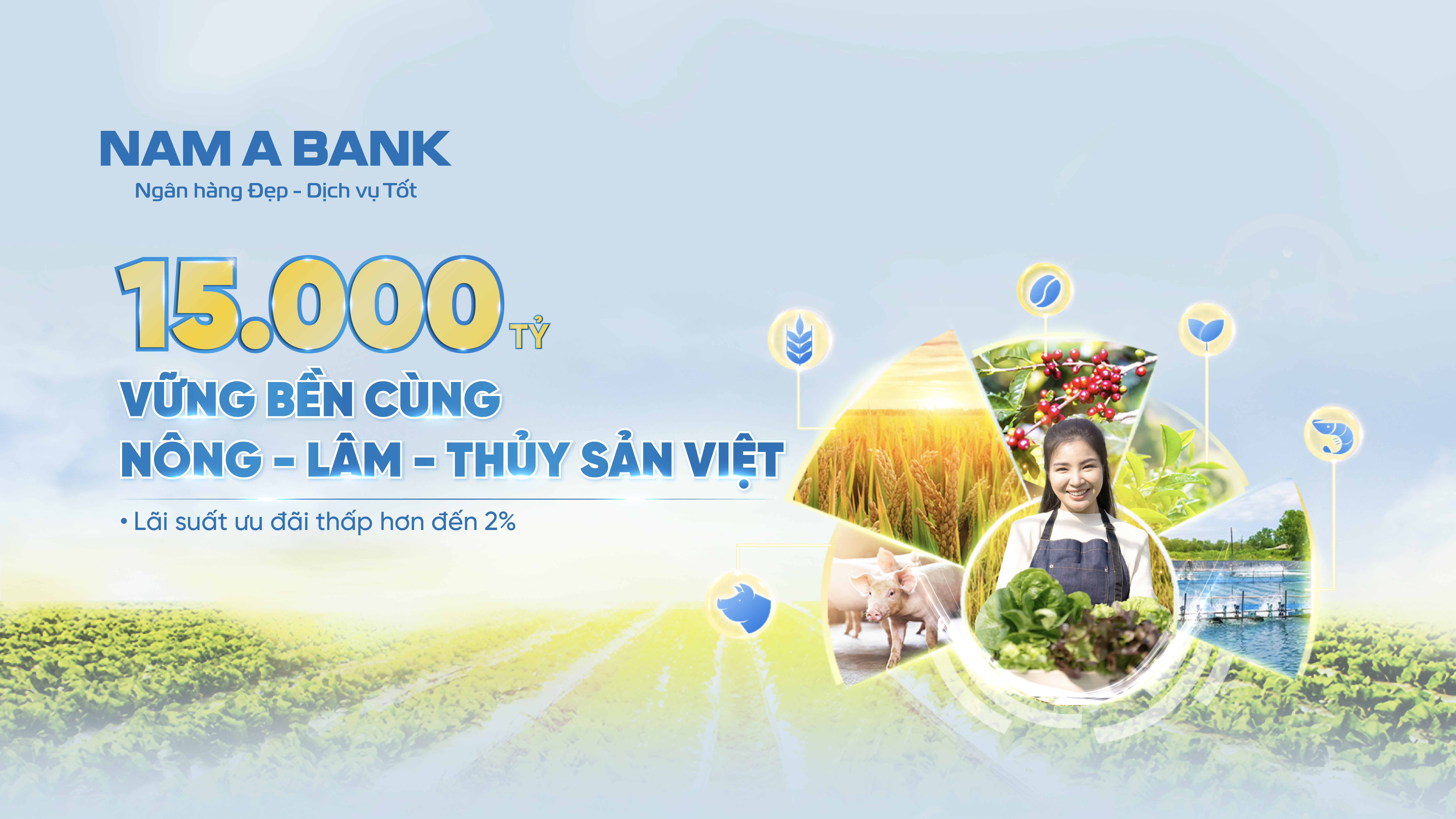 GÓI TÍN DỤNG 15.000 TỶ ĐỒNG PHÁT TRIỂN NÔNG – LÂM – THỦY SẢN VIỆT