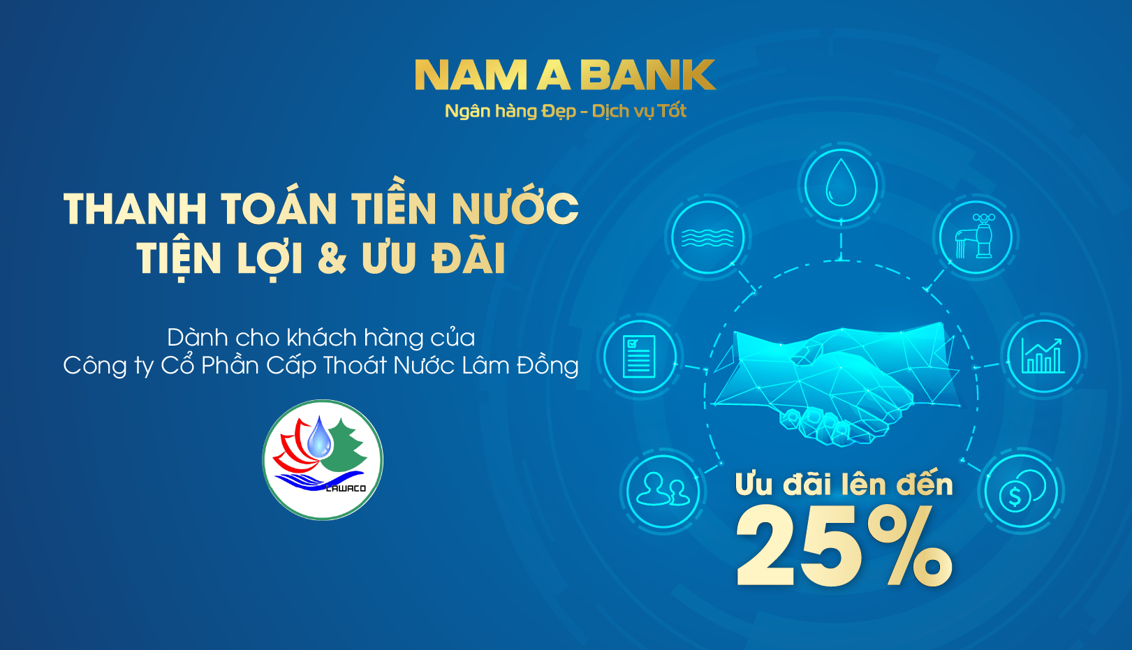 THÔNG BÁO ƯU ĐÃI CHIẾT KHẤU HÓA ĐƠN TIỀN NƯỚC