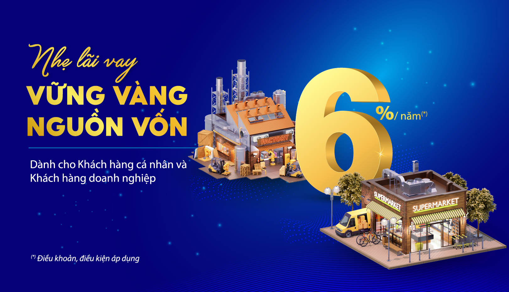 NHẸ LÃI VAY – VỮNG VÀNG NGUỒN VỐN