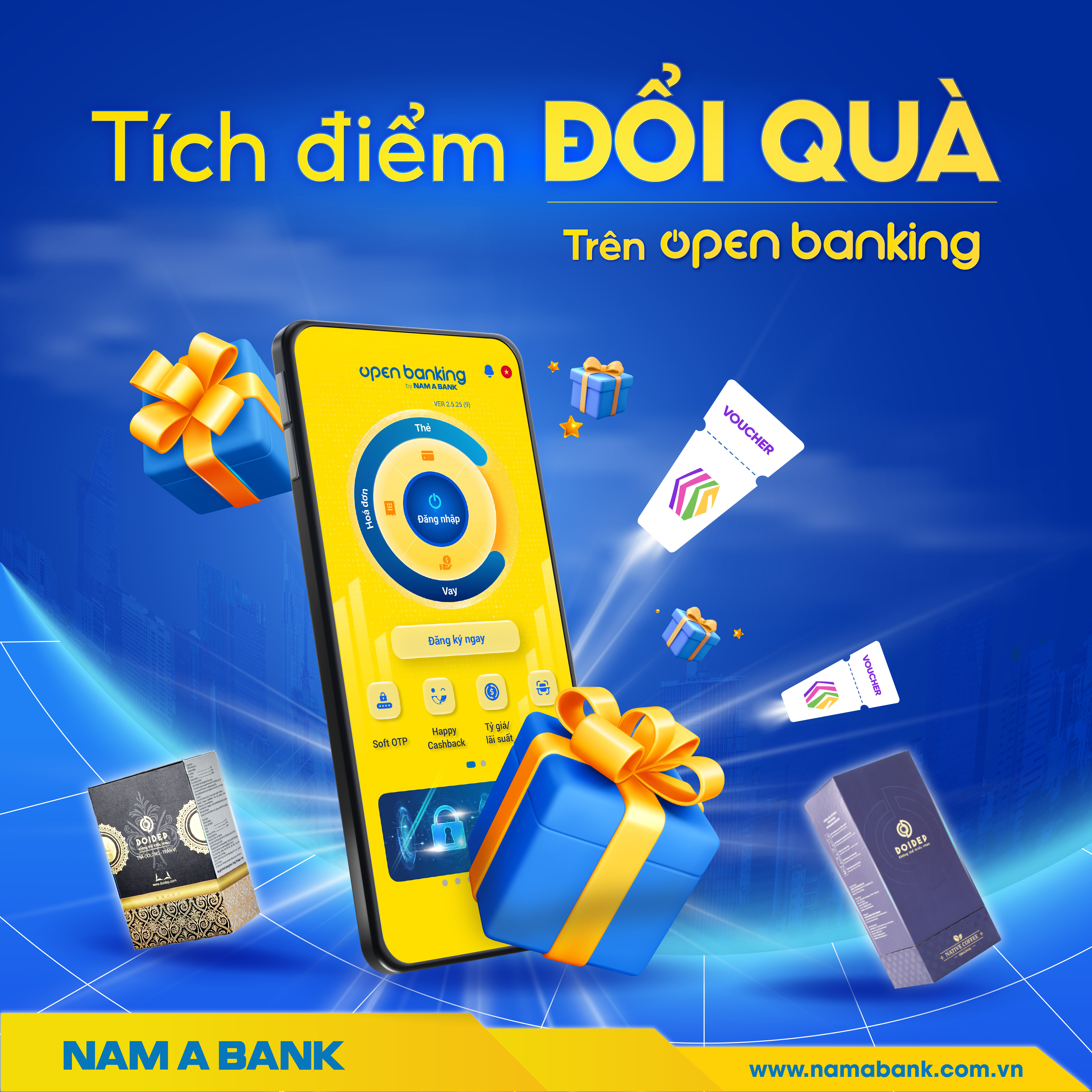 TÍCH ĐIỂM ĐỔI QUÀ TRÊN OPEN BANKING