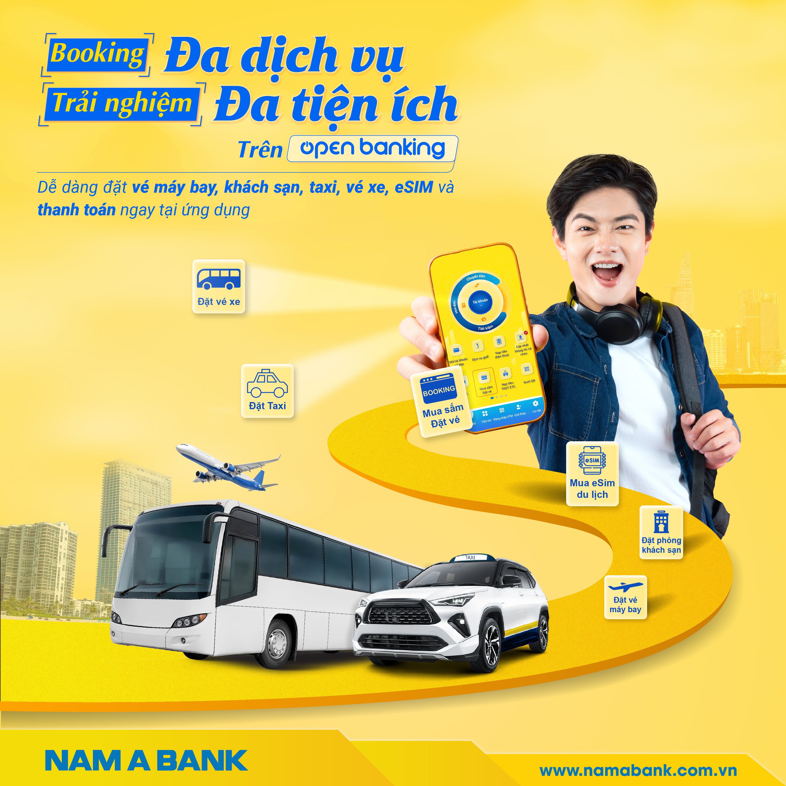 TÍNH NĂNG BOOKING ĐA DỊCH VỤ TRÊN OPEN BANKING