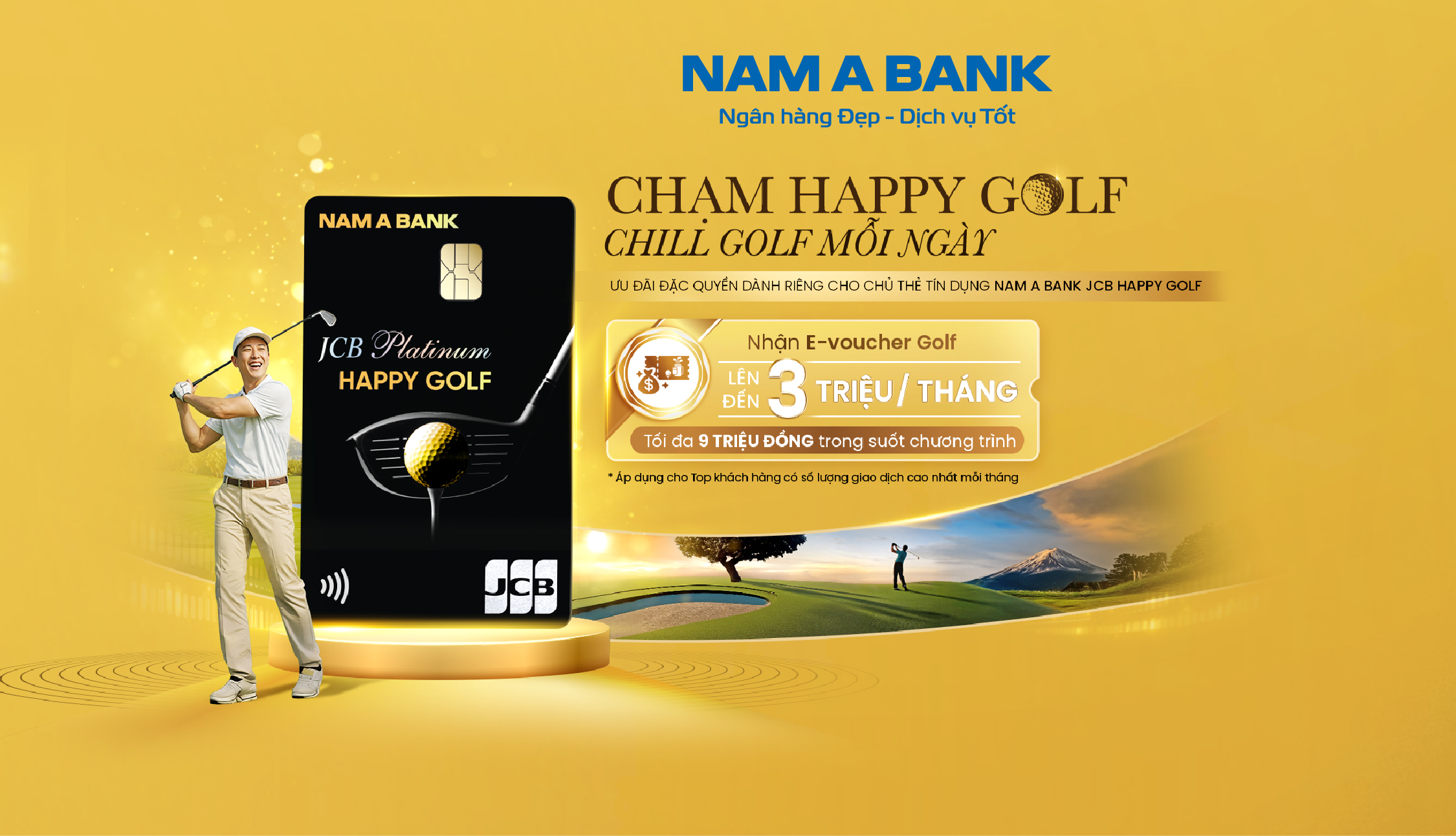 CHẠM THẺ HAPPY GOLF – CHILL GOLF MỖI NGÀY