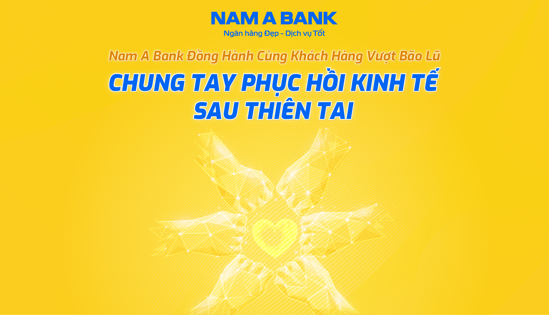 NAM A BANK ĐỒNG HÀNH CÙNG KHÁCH HÀNG VƯỢT BÃO LŨ CHUNG TAY PHỤC HỒI KINH TẾ SAU THIÊN TAI