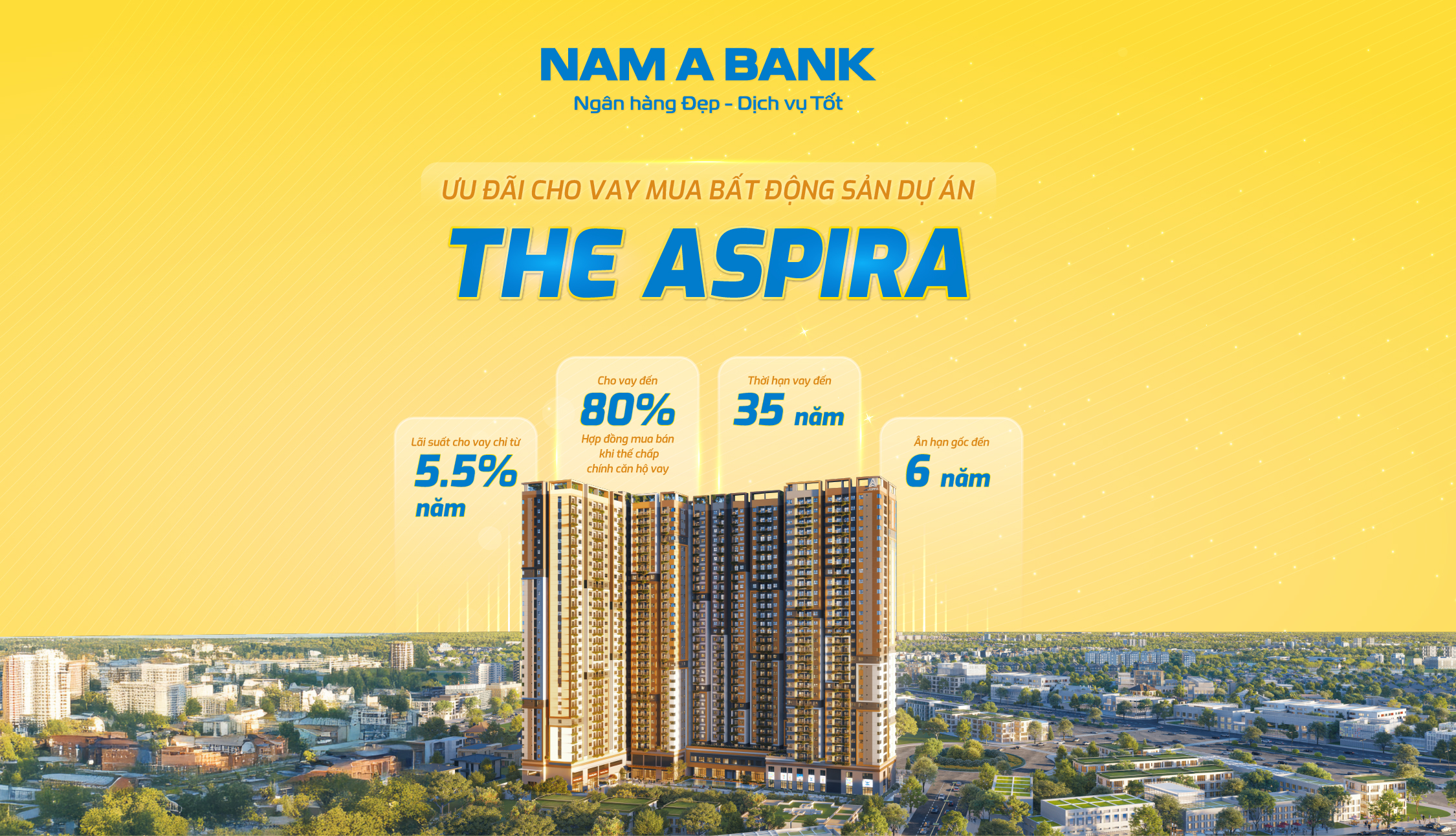 Ưu đãi cho vay bất động sản dự án The Aspira