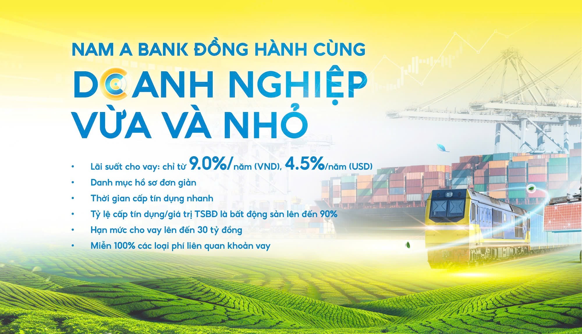 NAM A BANK ĐỒNG HÀNH CÙNG DOANH NGHIỆP VỪA VÀ NHỎ