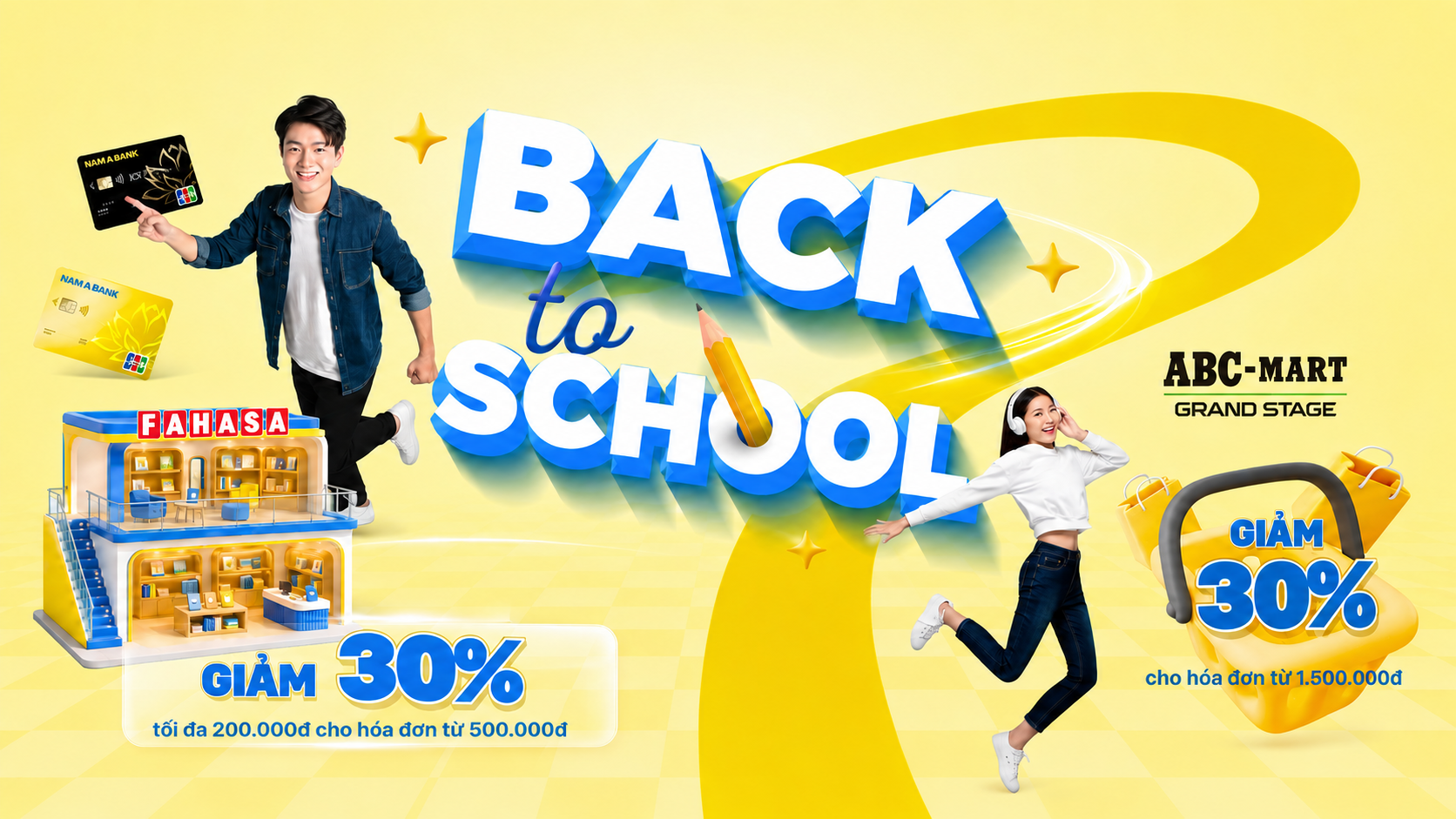Ưu đãi Back to School dành cho Chủ thẻ tín dụng Nam A Bank.