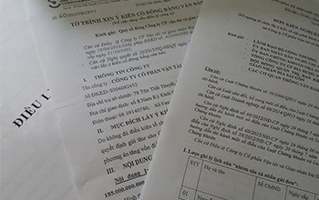 Thông báo của HĐQT