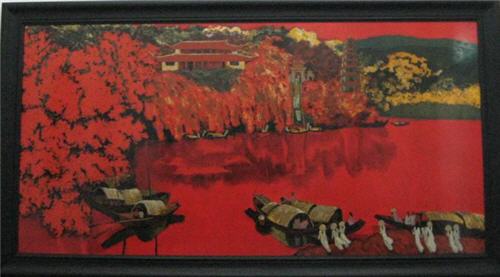 Bức tranh “Sông Hương”- tác giả Đỗ Xuân Doãn  